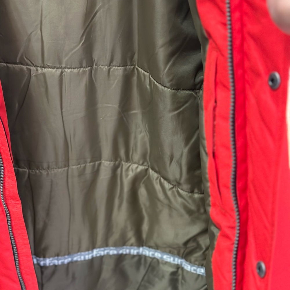 Men's Red Performance Ski Jacket - Picture 9 of 11